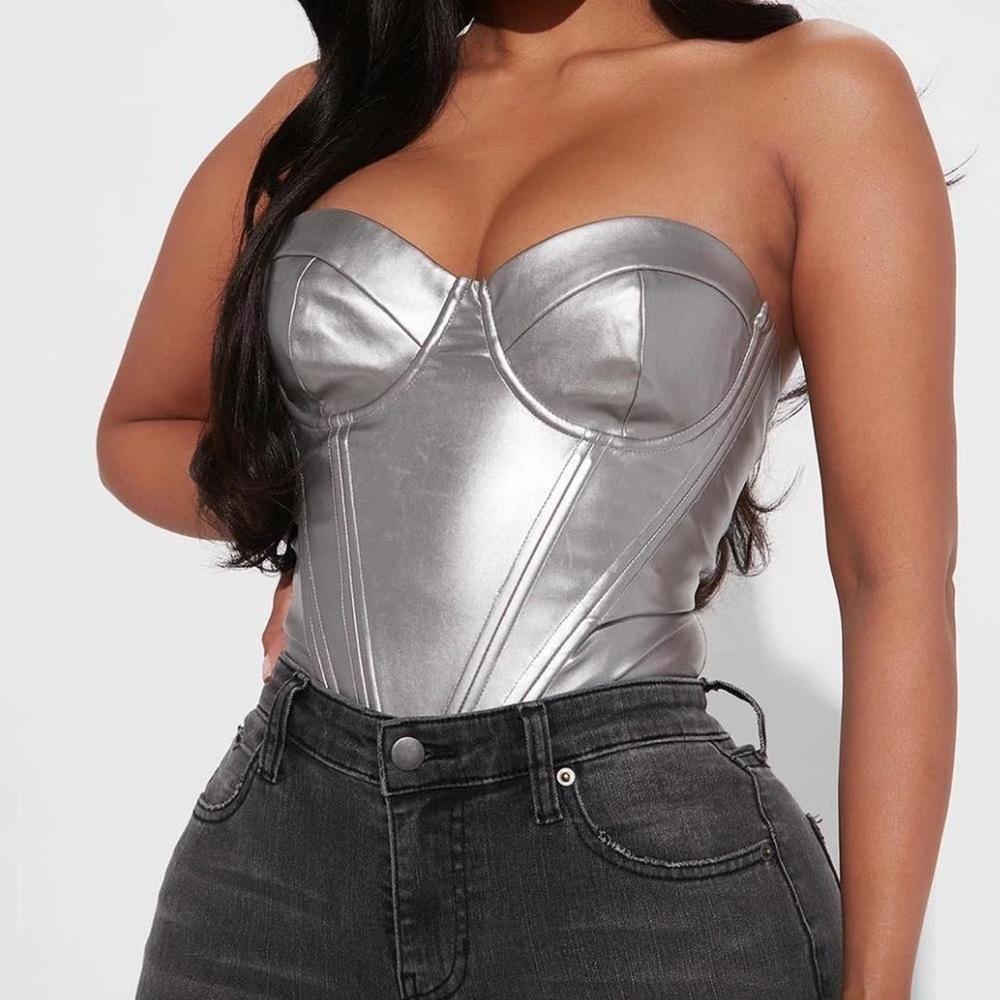Fashion Nova Corset Bodysuit Size L